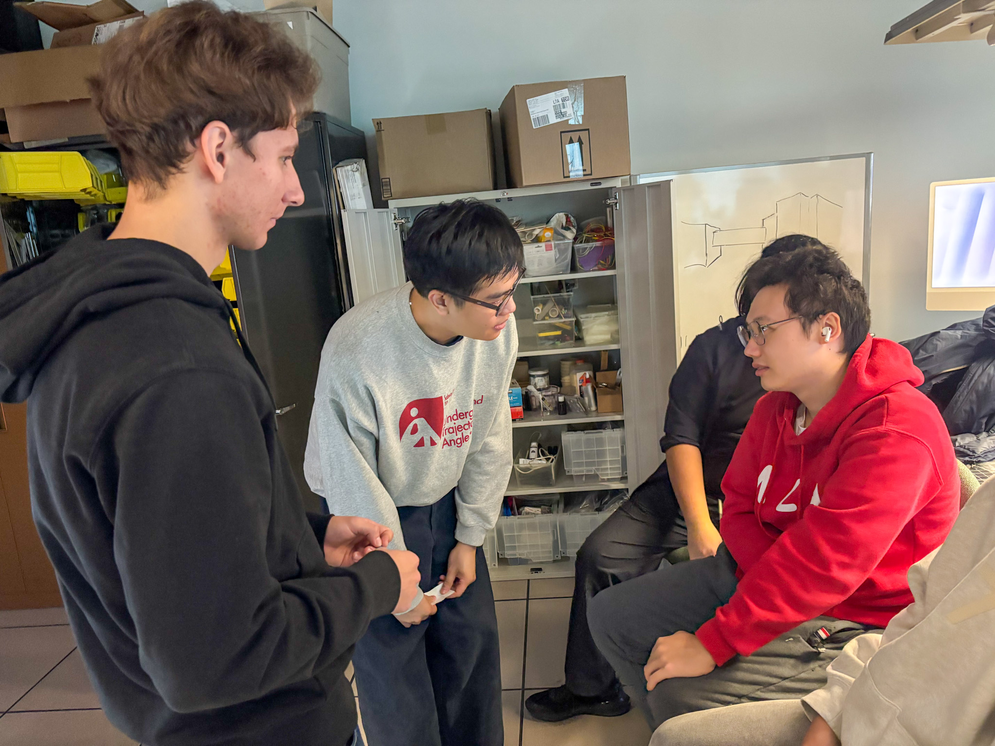 As a nurse, I greeted the patient and asked about their symptoms. I made sure to maintain eye contact and use a calm tone to help the patient feel comfortable sharing their concerns.